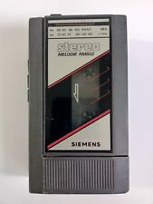 Lecteur collectible cassette radio Walkman Siemens RM802. Hasn't tested.