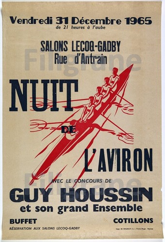 1965 nuit aviron - 1965, l'aviron