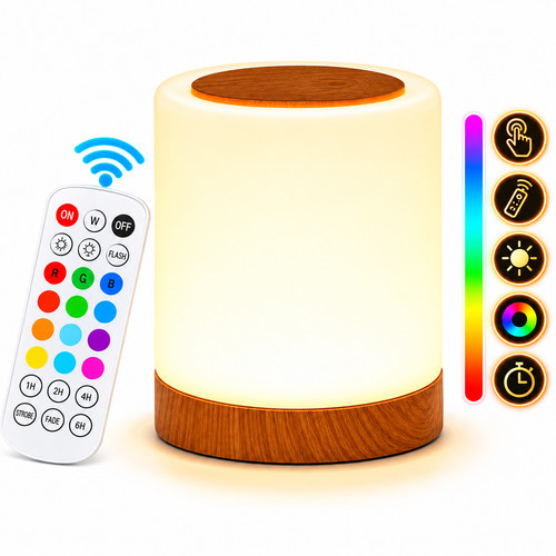 Lampe chevet led rgb - de,