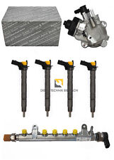 Injector 4x 03L130277 + High Pressure Pump 03L130755 + Rail Pipe Audi VW 2.0 TDI 