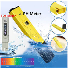 TDS TesterDigital  + Ph Meter Aquarium Pool Hydroponic Water Monitor 0-9999 PPM