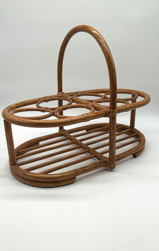 Panier osier bambou - panier, vintage