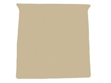 Beige Tapis de coffre velour