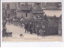 GLASS: inauguration of the castle-town hall, flowery procession, a hive -