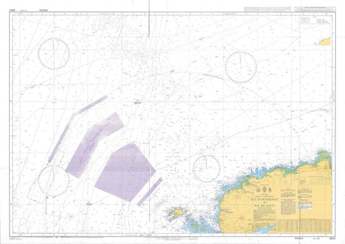 Carte marine admiralty - carte, 2647
