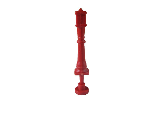 Lampadaire plastique rouge - lampadaire,