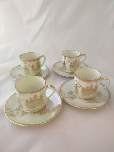 Set japanese lusterware - 4,