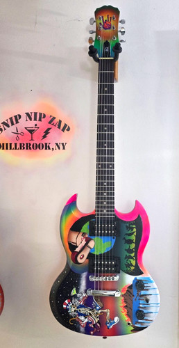 Hand painted epiphone - epiphone, sg