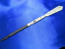OLD CARVED BOVINE BONE NIB HOLDER - "N-D du Laus"