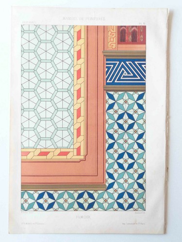 Superbe grande lithographie - superbe,