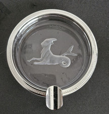 cendrier animalier en cristal