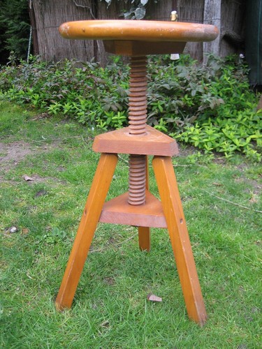 Ancien tabouret bois - ancien,