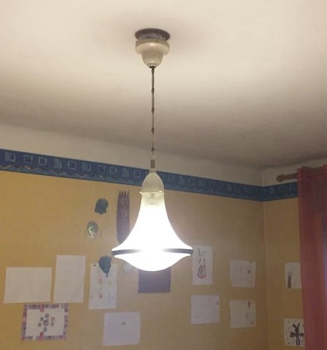 Ancienne lampe industrielle - ,