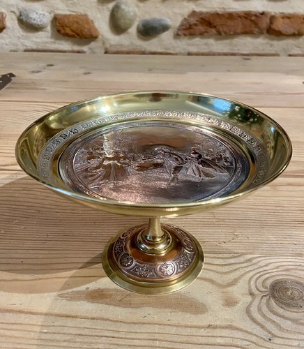 Ancien plateau coupe bronze - ,