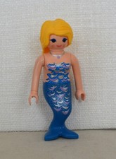 PLAYMOBIL SIRENE BLEUE AVEC CHEVELURE JAUNE OEUF DE PAQUES 4946