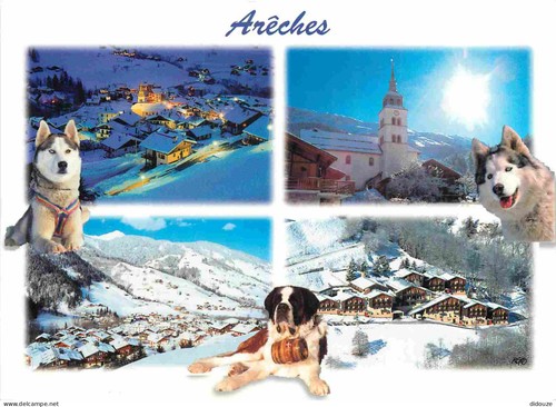 Carte postale arèches - -, 73