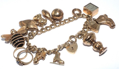 Bracelet chaîne jaune - bracelet,