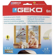 Joint mousse pvc adhésif blanc isolation porte fenêtre 1-2.7mm GEKO
