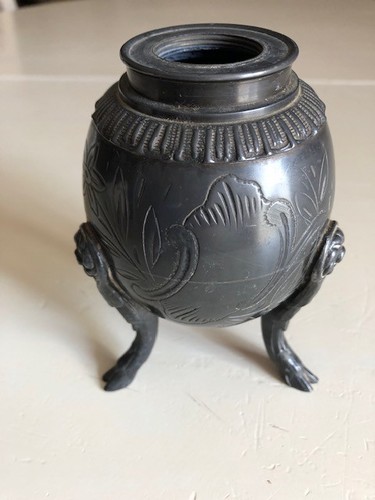 Ancien pied lampe - ancien, de