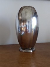 Vase en Dinanderie WMF Laiton et métal argenté art deco