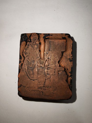 Ancien tampon encreur matrice