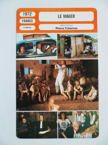 Carte fiche cinema 1972 - fiche, le