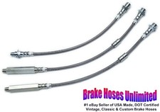 Inoxydable Frein Tuyau Set