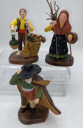 Trois santons patrick naudin - trois,