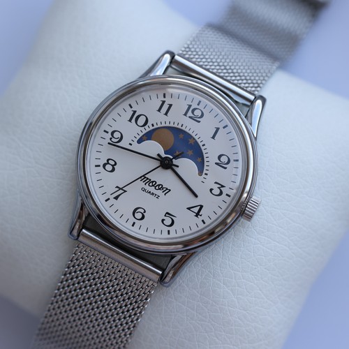 Moon calendar soviet watch - moon,