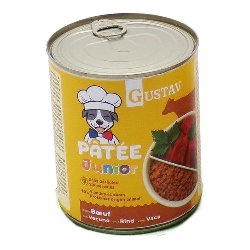 Pâtée pour chiot - au, bœuf