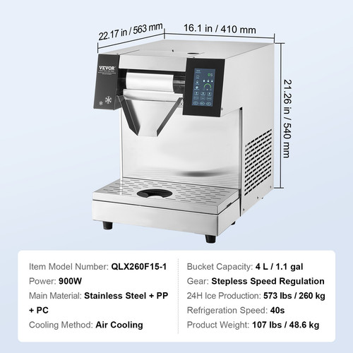 Machine glace râpée en - À,