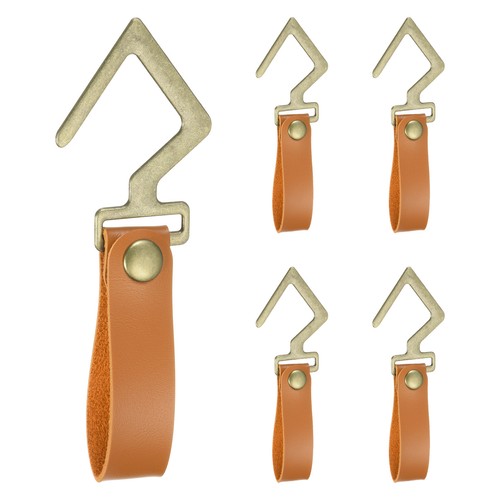 5pcs lanières cuir - cuir, avec