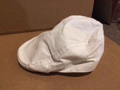 Men cabbie golf hat white - men's,