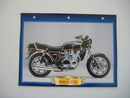 Fiche moto kawasaki 1300 - fiche,