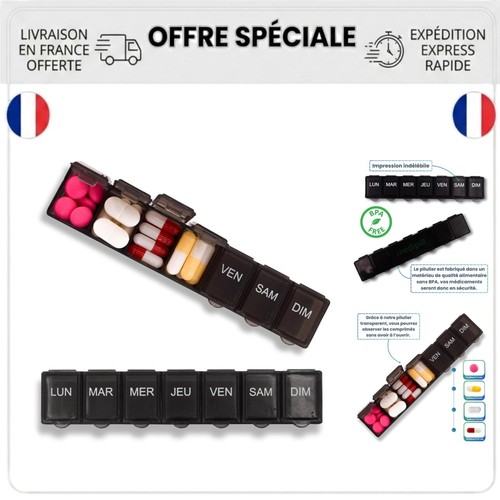 Pilulier semainier jours 7 - semainier,