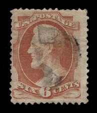 REFERENCE SCOTT #159b USED GRILL CERT - READ YELLOW LISTING - IF GENUINE $1800