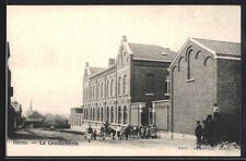 Old postcard Herve, La gendarmerie 