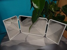 MIROIR DE BARBIER GLACE TRYPTIQUE VINTAGE 3 VOLETS 