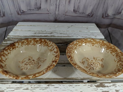 Vintage spongeware barb - spongeware, hall