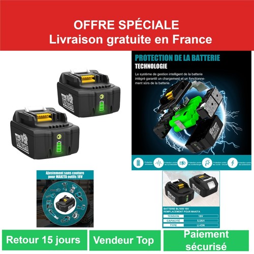 Batterie ion 18v 5ah - li-ion,