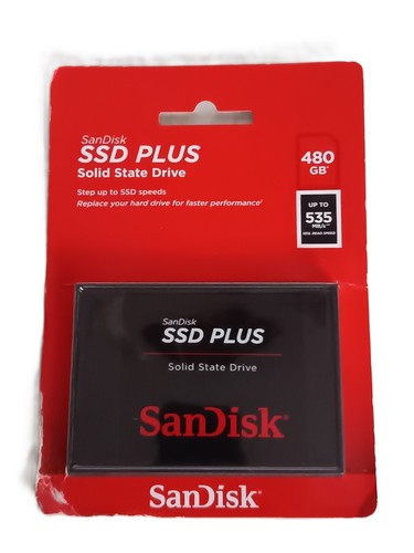 Ssd sandisk plus 480 - go, —