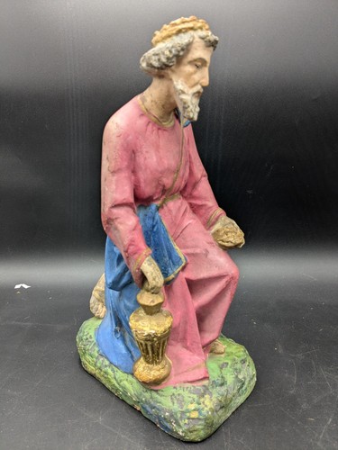 Ancien grand santon roi mage - santon,