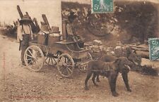 Old postcard 39 LE JURA / LE TRANSPORT DU LAIT DANS LES MONTAGNES / DOG CARRIAGE