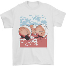 Petanque Balls Boules Bowls Mens T-Shirt 100% Cotton