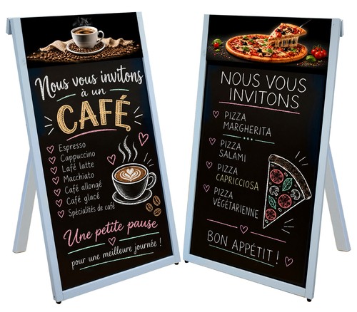 Stop trottoir café - stop-trottoir, pizza