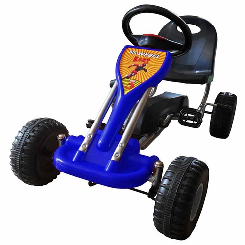 Kart pédales bleu jardin - kart,