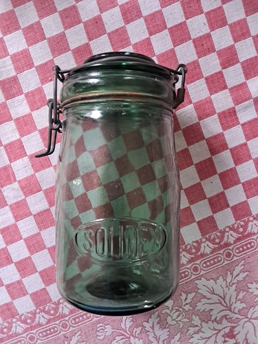 Bocal ancien verre epais - en,