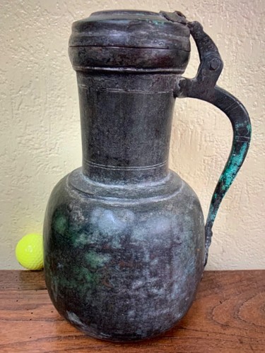 Cuivre ancien pot - pot, h27