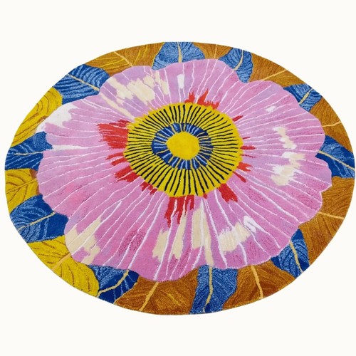 Tapis rond touffeté la - tapis,