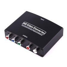 Convertisseur adaptateur vidéo 1080P HD HDMI vers YPbPr audio R L noir